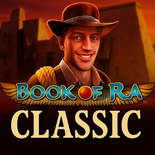 Enjoy Book of Ra Classic by Novomatic – logo hosted on luckygemscasino.com