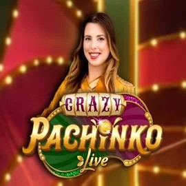 Try Crazy Pachinko slot by Evolution on luckygemscasino.com – logo image
