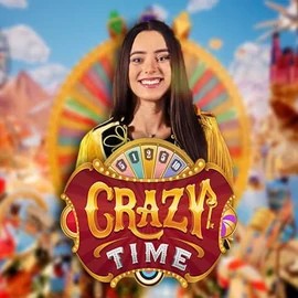 Crazy Time game by Evolution – logo hosted on Luckygem Casino