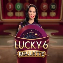Lucky 6 Roulette slot logo by Pragmatic Play at Luckygem Casino