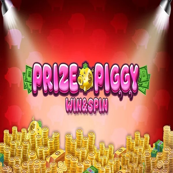 Prize Piggy Win &amp; Spin by Inspired Gaming, showcased at luckygemscasino.com – game logo
